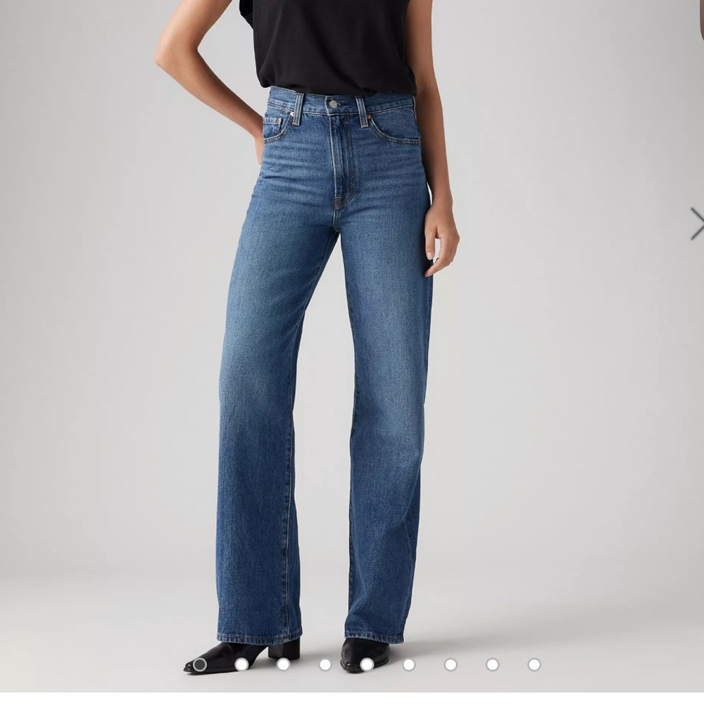 Levi's® Premium RIBCAGE WIDE LEG WOMEN'S JEANS SIZE 27 NWT